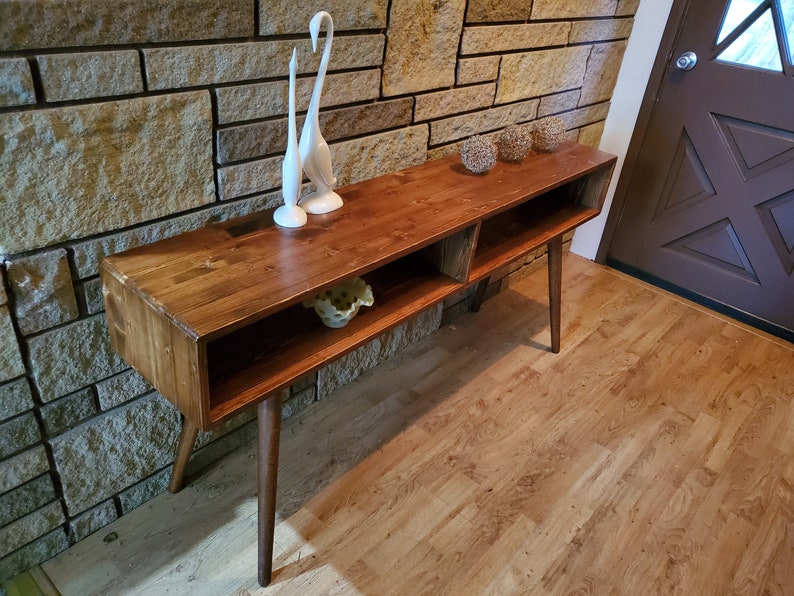 Mid Century Modern Entry Table Sofa Table | Etsy