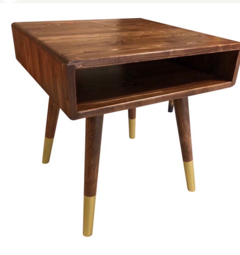 Mid Century Side Table Etsy
