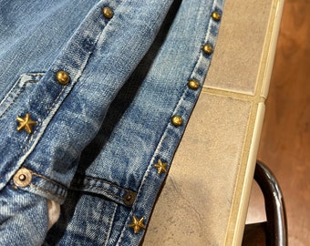 Studded Levis - Etsy
