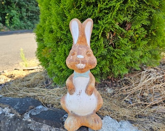 Vintage Rabbit Statue Garden Decor Porch