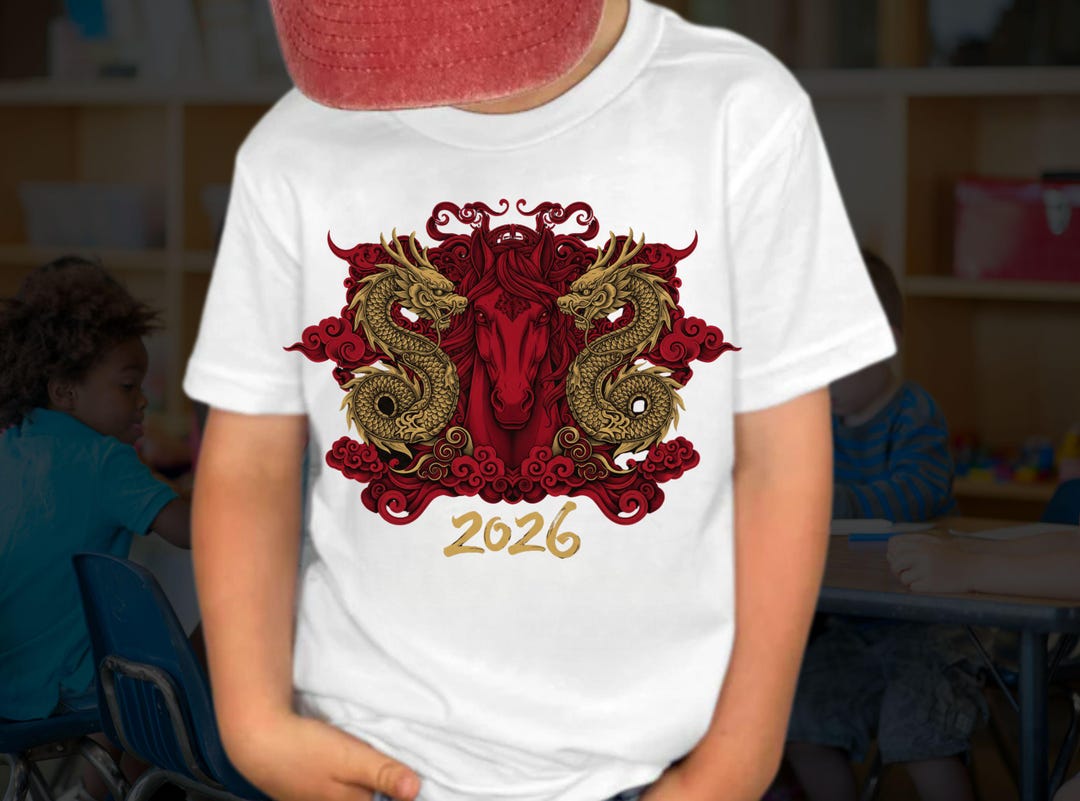 Year of the Horse 2026 PNG | Lunar New Year Art (digital Download - Etsy