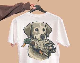 Duck Hunting Dog PNG, Mallard Sublimation (Digital File)