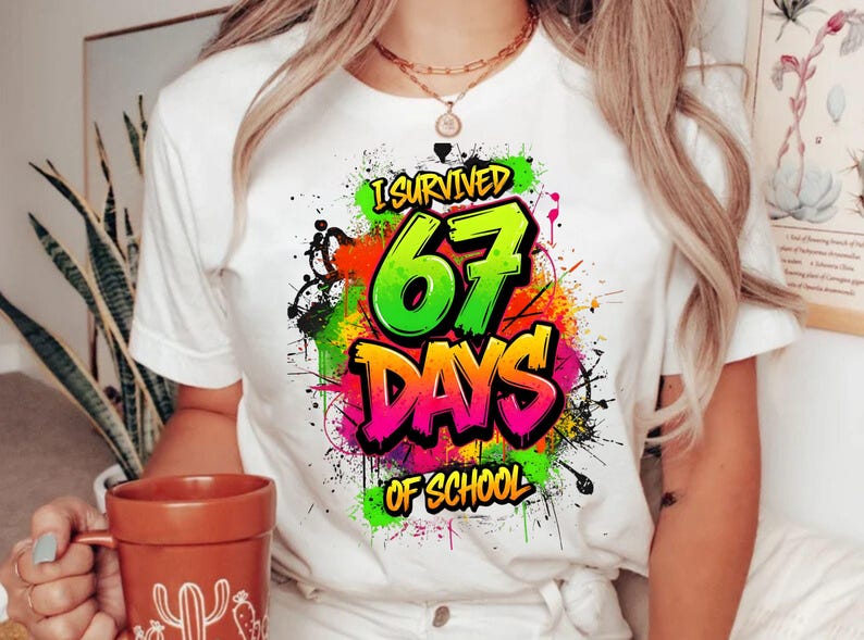 I Survived 67 Six Seven Days of School Png, Teacher School Png, 67 Days Bruh Png, Six Seven Meme Funny Teacher Student Png, End of Year Png, 

I Survived 67 Days of School PNG, Six Seven Meme PNG, Funny Teacher Student Design, 67 Days Bruh png, End of Year Graffiti Spray Paint PNG


Gift for teen. 
gift for kids, 
gift for teacher, 
gen alpha design, 
Hunted 6 7 Meme, 
67 Meme Funny, 
Painted by 6-7, 
six seven PNG, 
Gen Z number joke, 
67 days of school, 
I survived 67, 
I survived Six Seven,