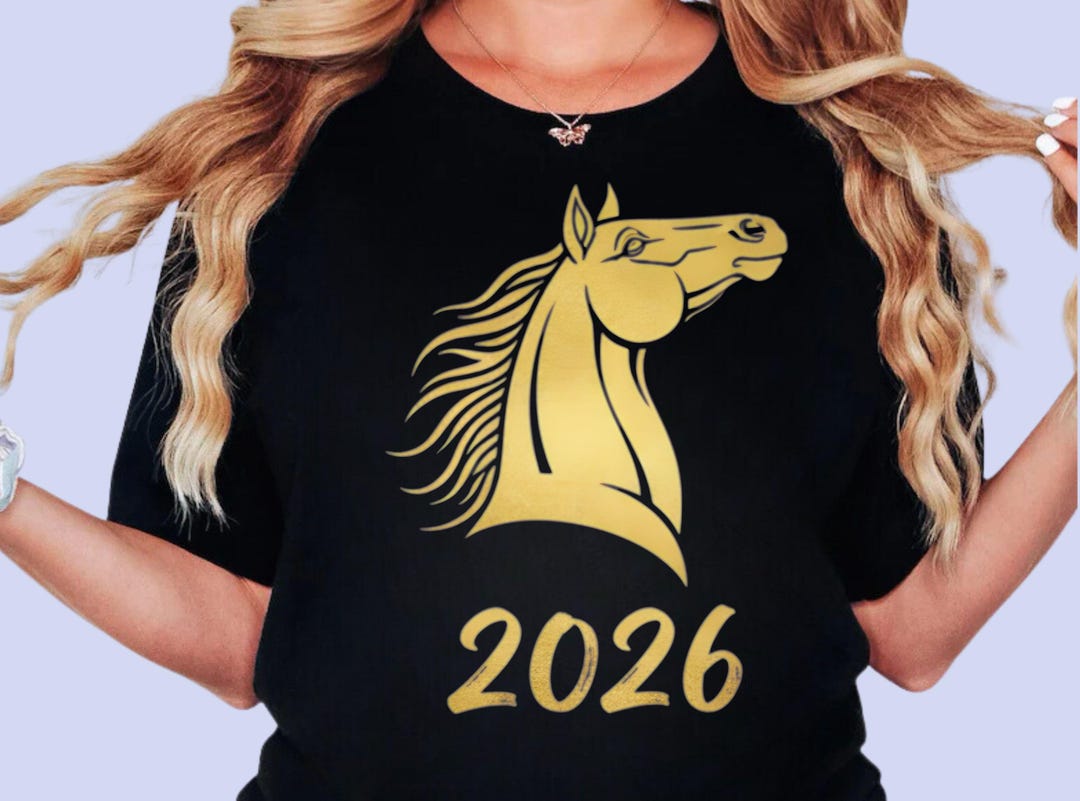 Year of the Horse 2026 PNG | Lunar New Year Art (digital Download) - Etsy