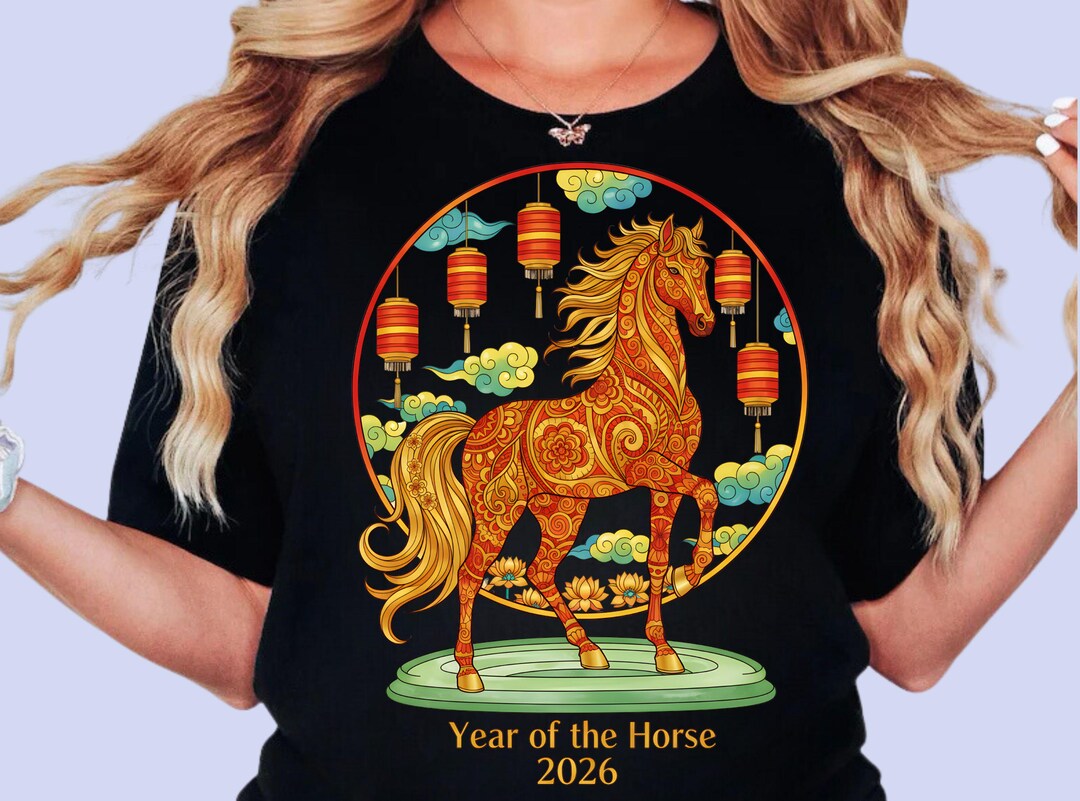 Year of the Horse 2026 PNG | Lunar New Year Art (digital Download) - Etsy