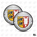 3D Gel Registration Stickers Schleswig-Holstein All Regions and Districts 2pcs German License Plate Silicone Seal Badge Plakette Decals product logo