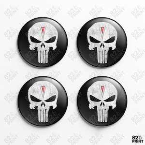 4x Pontiac Wheel Center Cap Stickers – Custom Sizes, 3D Gel Resin Decals for Flat Hub Cap Covers