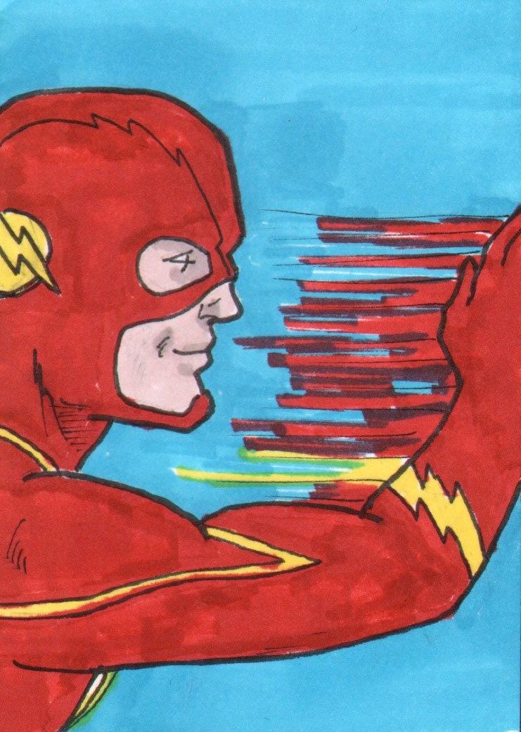 The Flash Sketch Card The Flash Sketch Card