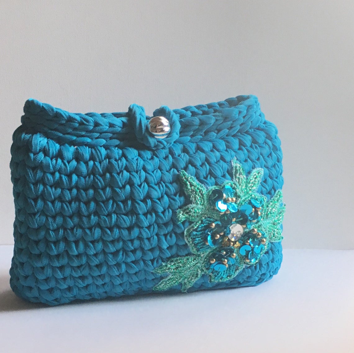 Elegant Handbag Crocheted Clutch Clutches Evening Bag - Etsy