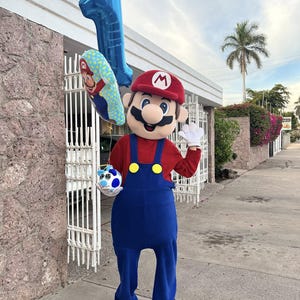 Disfraz de mascota de Mario Bros.