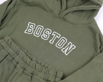 Personalized Name Hoodie Set for Kids, Custom Sweatsuit Gift, Custom Name Tracksuit, Baby & Toddler Outfit, Personalized Gift for Kids.