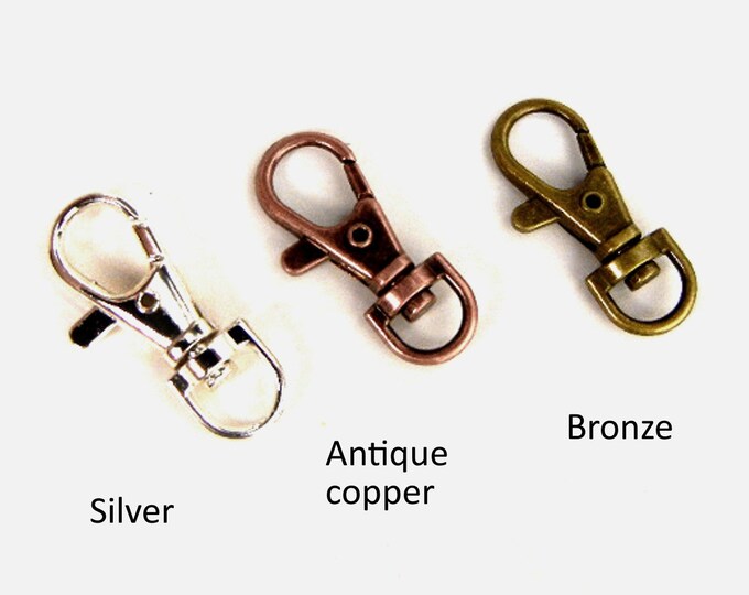 Medium Swivel Charm Holder Clip Clasp for Charms or Key Chains Etsy