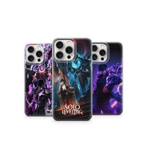Solo Leveling Phone Case Anime Fantasy Art Gamer Manga Inspired Design Soleling Phone Cover iPhone & Samsung Case Soleling Phone Case 1