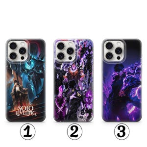 Solo Leveling Phone Case Anime Fantasy Art Gamer Manga Inspired Design Soleling Phone Cover iPhone & Samsung Case Soleling Phone Case 1