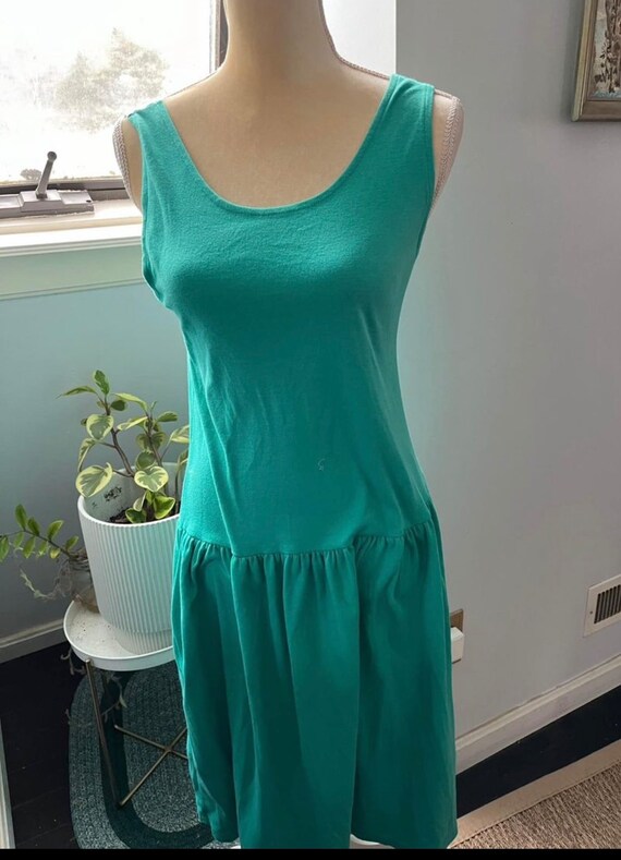 Original Venezia Sportswear Green Dress-Size 18 - image 1