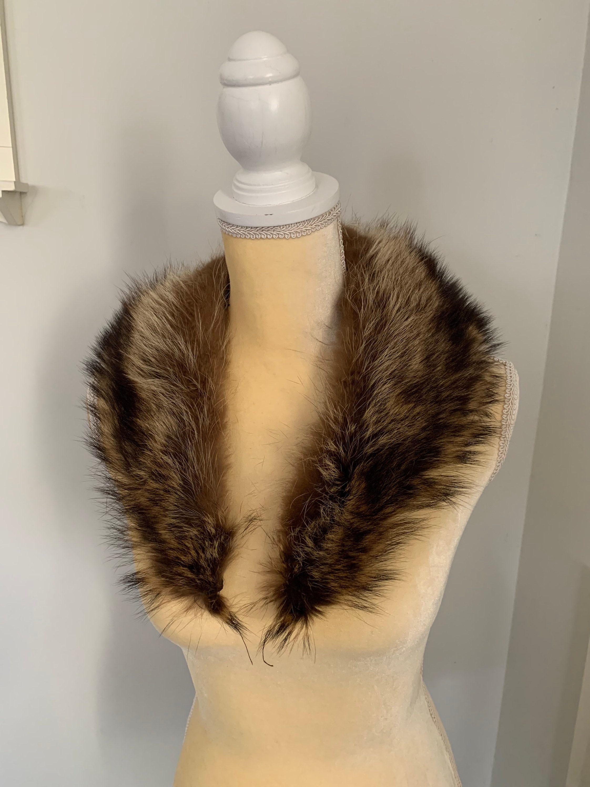 Racoon Collar Coat - Etsy