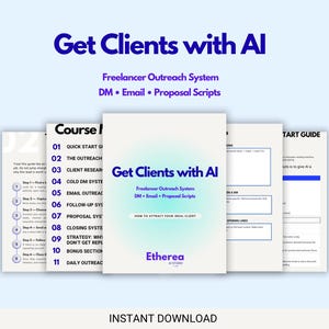 AI Freelancer Outreichsystem | DM, E-Mail, Vorschlag Scripts (Digitaler Download)