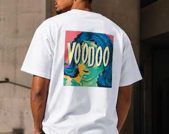 T-shirt Voodoo Pointe Noire - Oversize Boxy | Streetwear Dark Aesthetic | 16PN