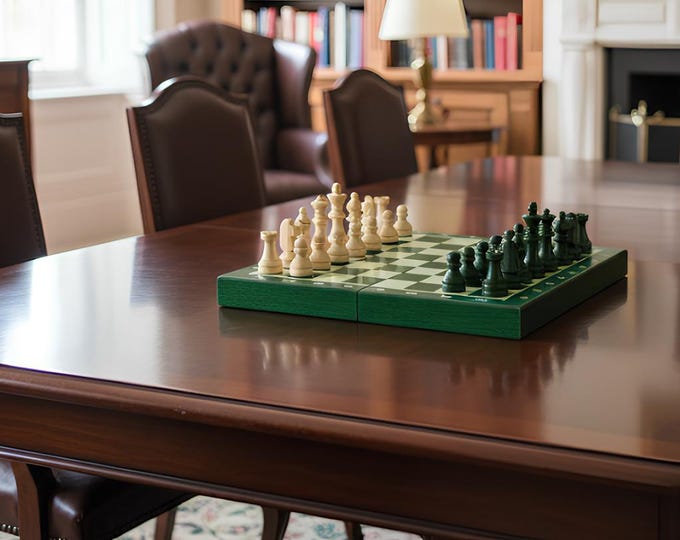 Luxury Chess Set, Regal Chess Set, Walnut-beechwood Chess Board ...