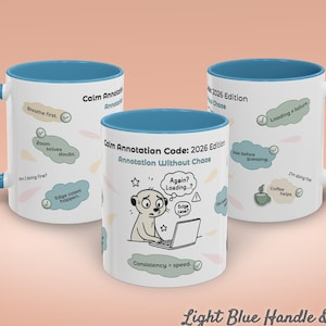 Kubek z adnotacją danych, zabawny prezent z adnotacją AI, kubek do kawy dla programisty, humor w biurze technicznym