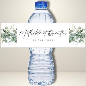 Personalisierte Wasserflaschenetiketten – Hochzeit, Taufe, Junggesellenabschied, Geburtstag, Kommunion, Babyparty