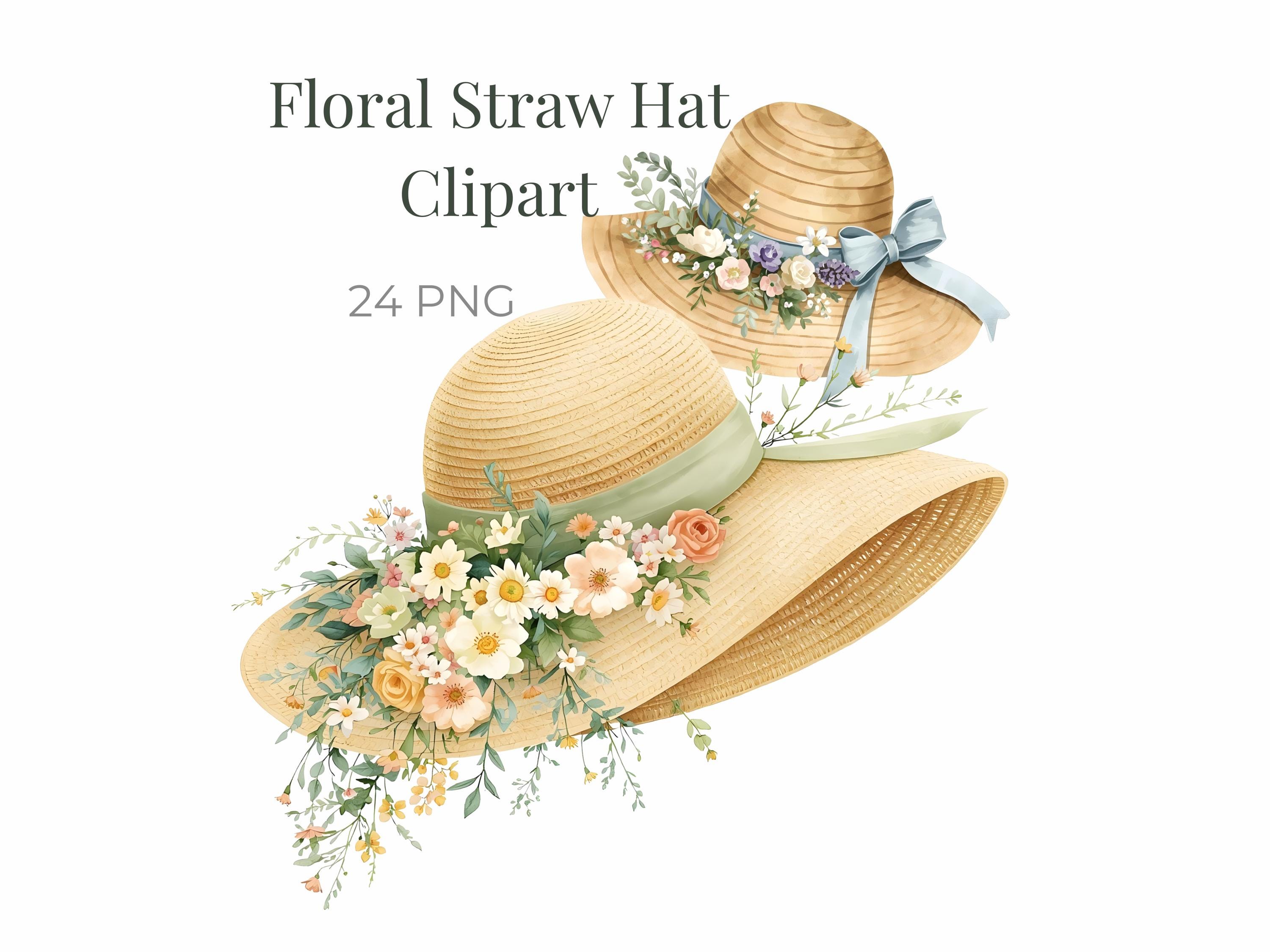 Cottagecore Straw Hat - Etsy display picture 1