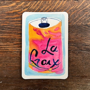 Cartão Postal La Croix - Aquarela