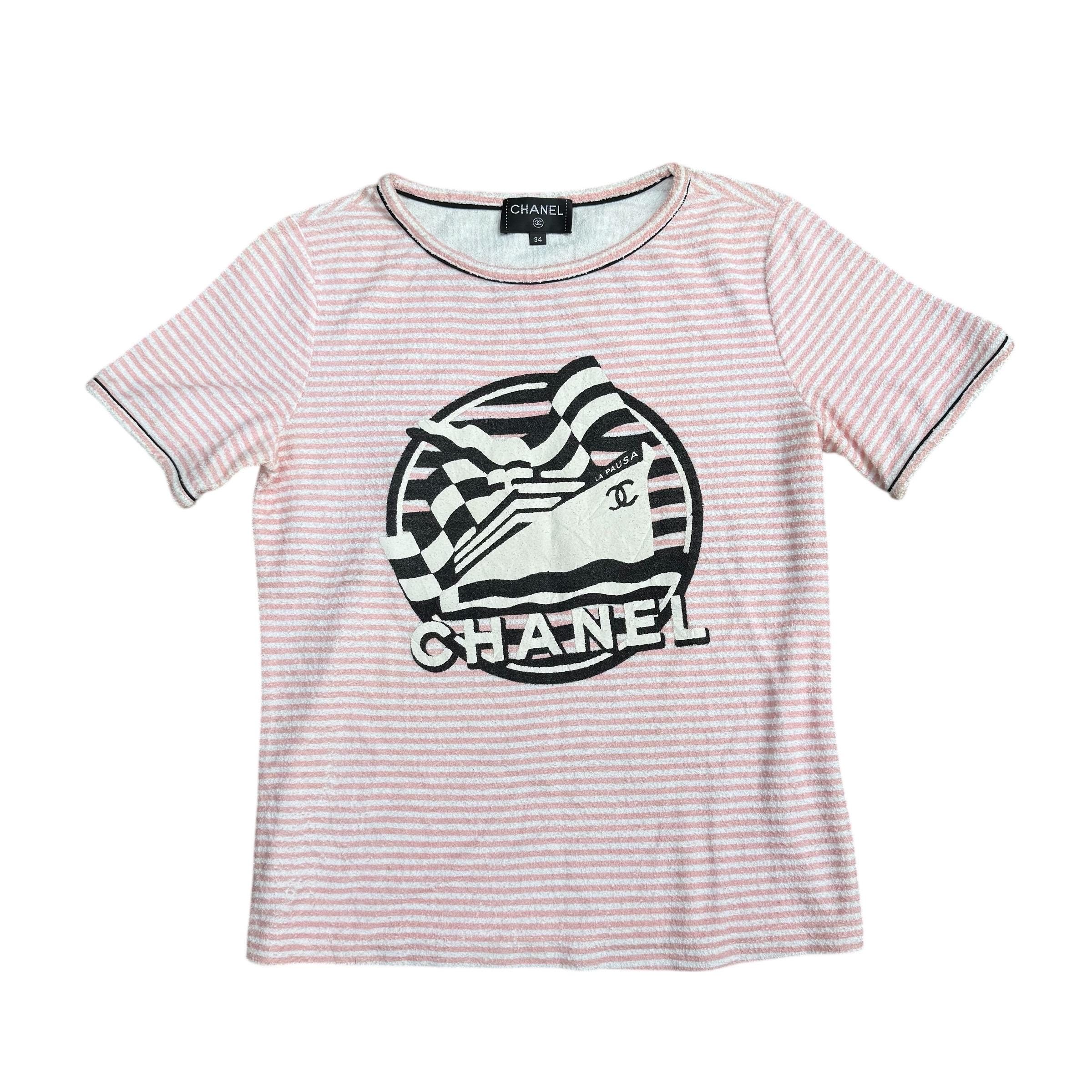 Chanel Striped Shirt - Etsy Hong Kong