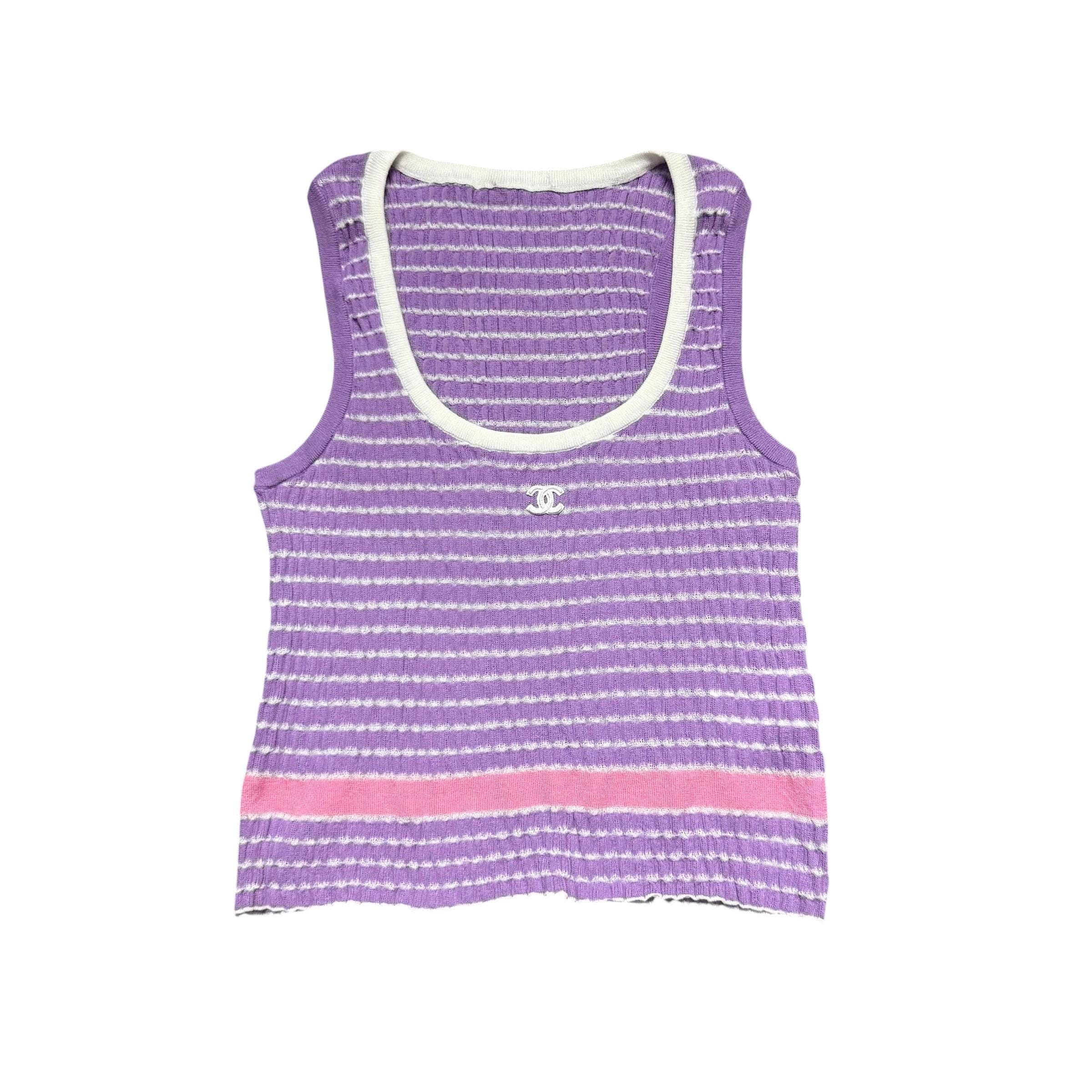 Vintage Chanel Tank Top - Etsy