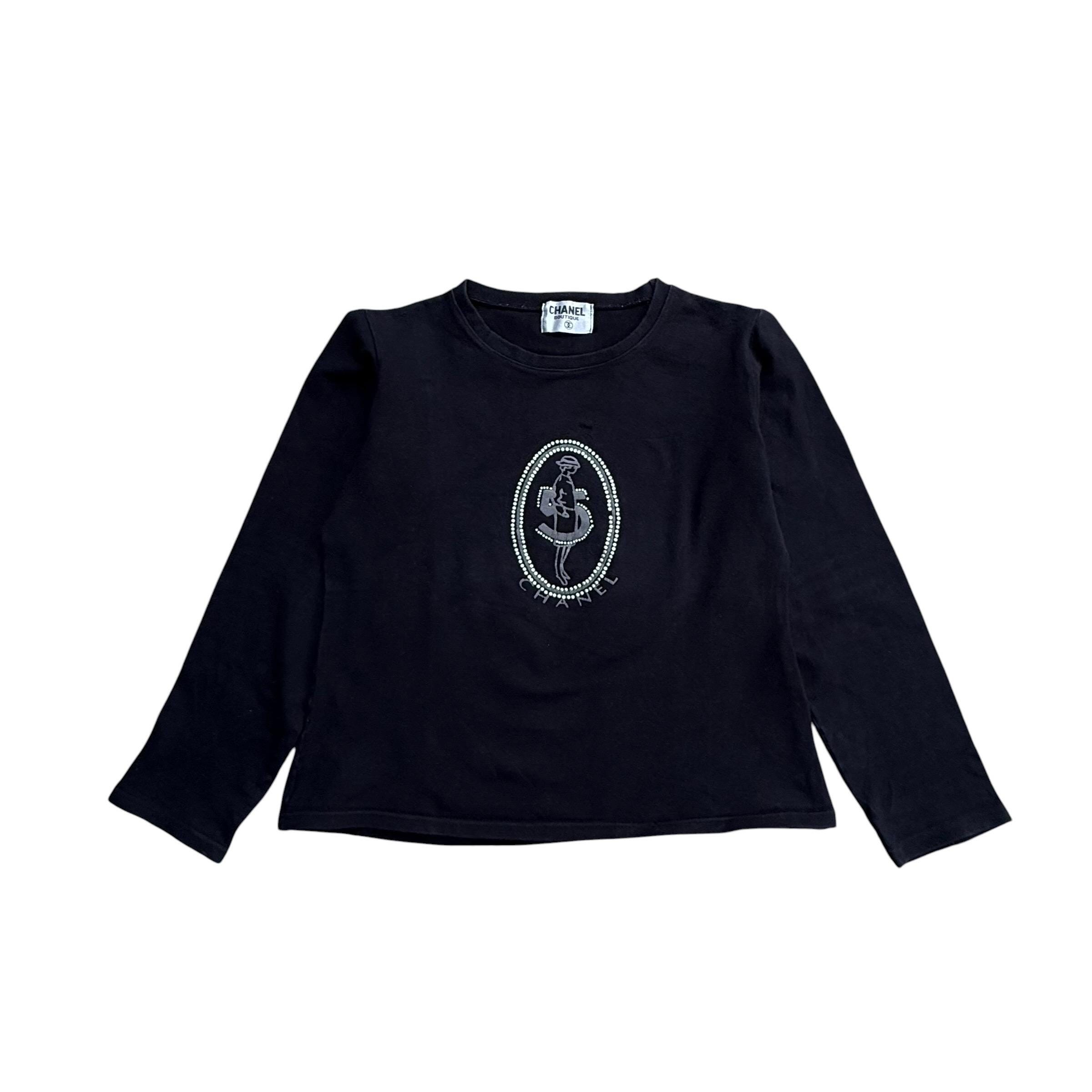 Chanel Long Sleeve T Shirt - Etsy