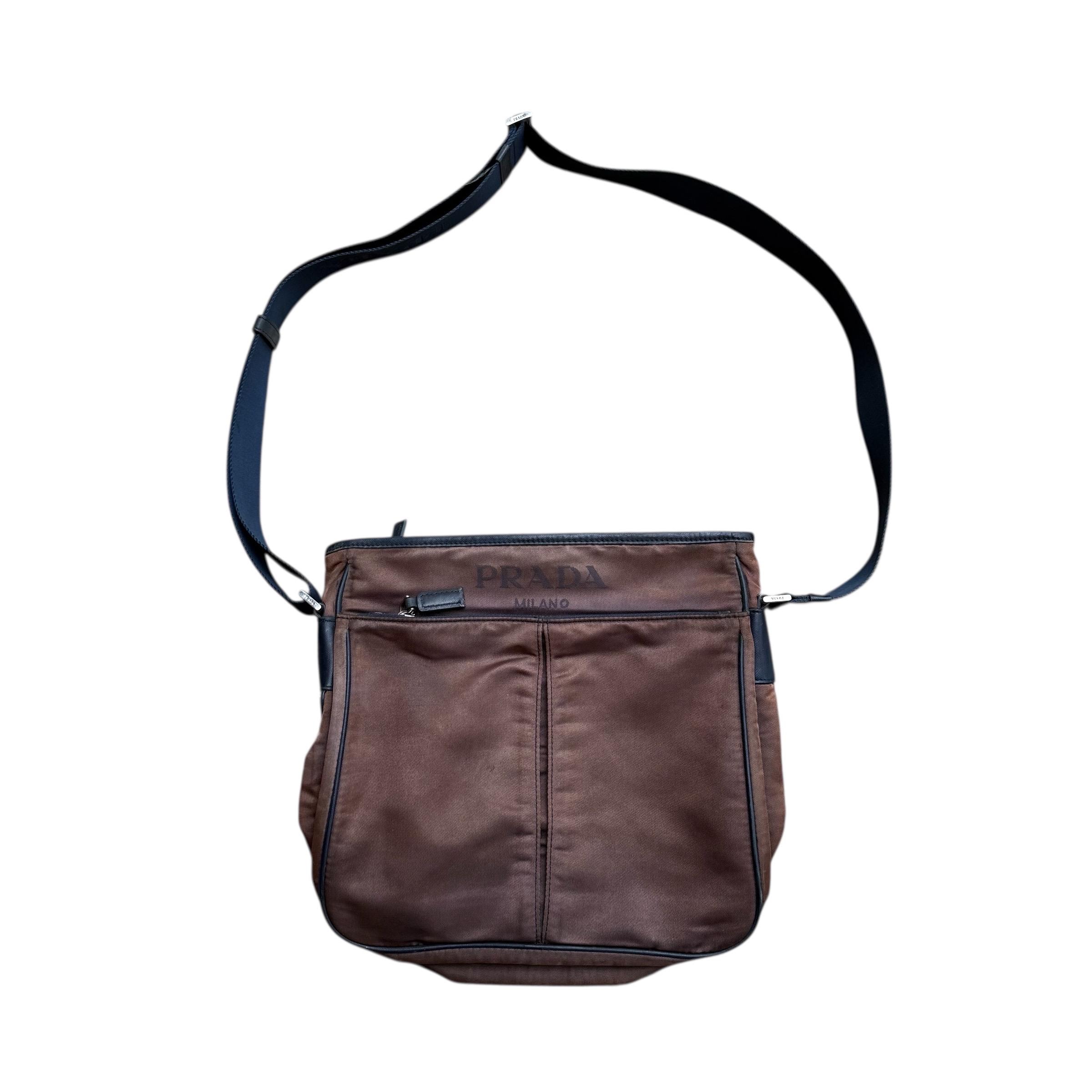 Vintage Prada Messenger Bag - Etsy