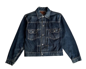Vintage LEVI'S 507 Type 2 II Selvedge Denim Trucker Jacket Size 38