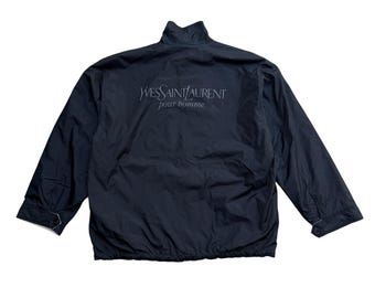Chaqueta vintage Yves Saint Laurent con logo grande