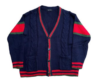 Cárdigan de lana vintage de Gucci