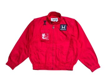 Chaqueta vintage del equipo Honda de Fórmula 1 Grand Prix