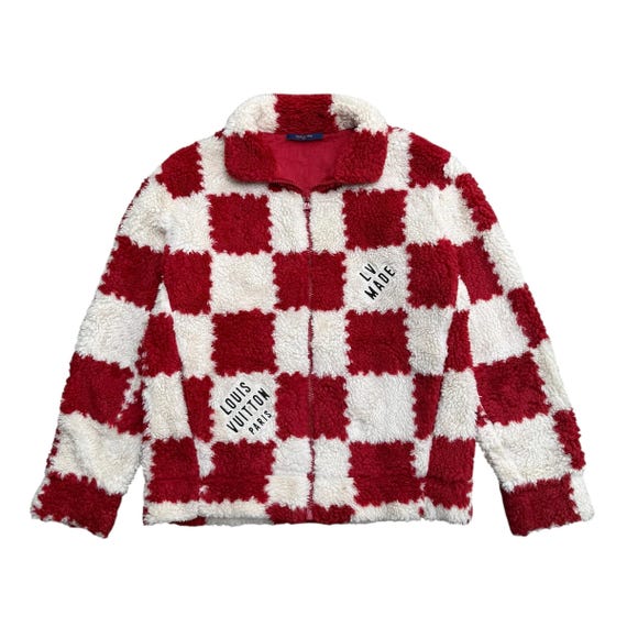 Louis Vuitton X Nigo Jacquard Damier Fleece Blouson Christmas