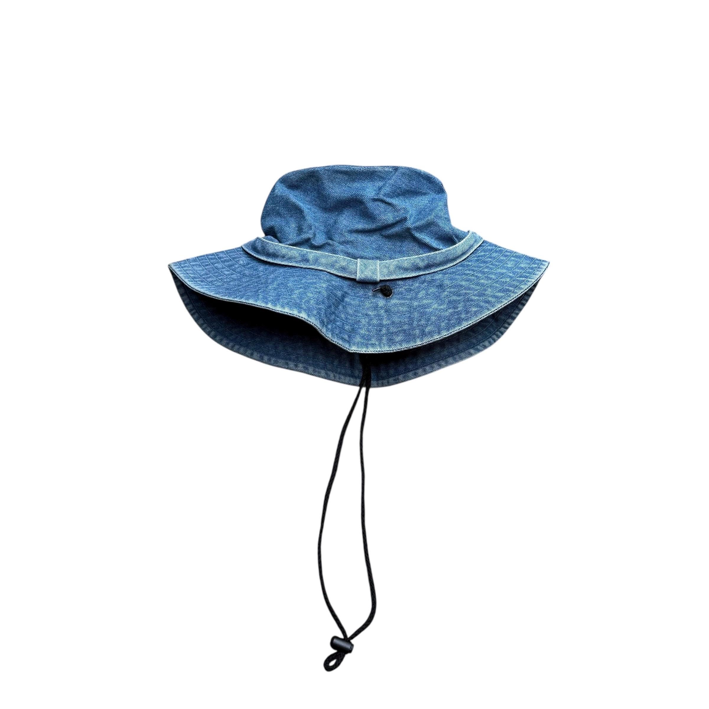 Authentic Celine denim bucket hat Celine Denim Bucket Hat - Blue Hats, Accessories - CEL363385  main image 2