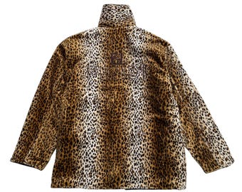 Chaqueta reversible vintage de leopardo de Fendi