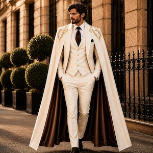 dress shirt semi formal baroque attire for men Baroque Outfit Men