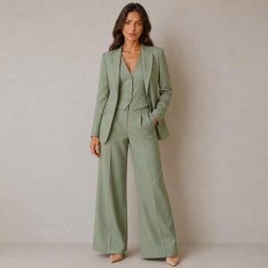 sage green dress pants womens Blazer and inv-69