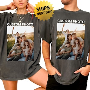 Custom Shirt, Upload Your Logo, Personalized T-Shirt, Custom Picture Tshirt, Your Photo Shirt, Family Picture Tee, Logo Image Shirts Gift