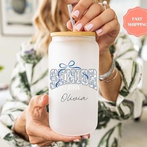 Personalized Senior 2026 Tumbler, Floral Graduation Gift