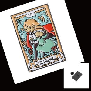 Studio Ghibli Tarot Emaljnålar Set: Totoro, Spirited Away, Prinsessan Mononoke bild 8