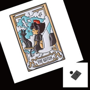 Studio Ghibli Tarot Emaljnålar Set: Totoro, Spirited Away, Prinsessan Mononoke bild 5