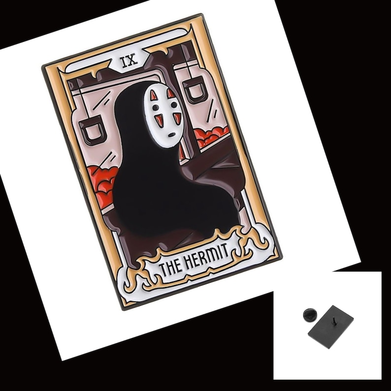 Studio Ghibli Tarot Emaljnålar Set: Totoro, Spirited Away, Prinsessan Mononoke bild 6