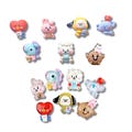 14 Pcs BT2 Shiny Jelly and Matte Shoe Charms, Sandals Charms, PVC Shoe Decorations Accessories,  Army fan KPOP Shoe Charms, Kawaii Gift product logo
