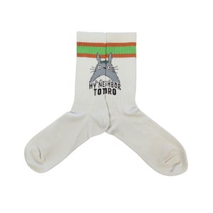 Jolies chaussettes en coton mon voisin Totoro, chaussettes sur le thème du Studio Ghibli, cadeau sport pour les amateurs de Totoro image 3