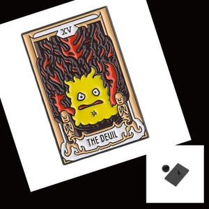 Studio Ghibli Tarot Emaljnålar Set: Totoro, Spirited Away, Prinsessan Mononoke bild 7