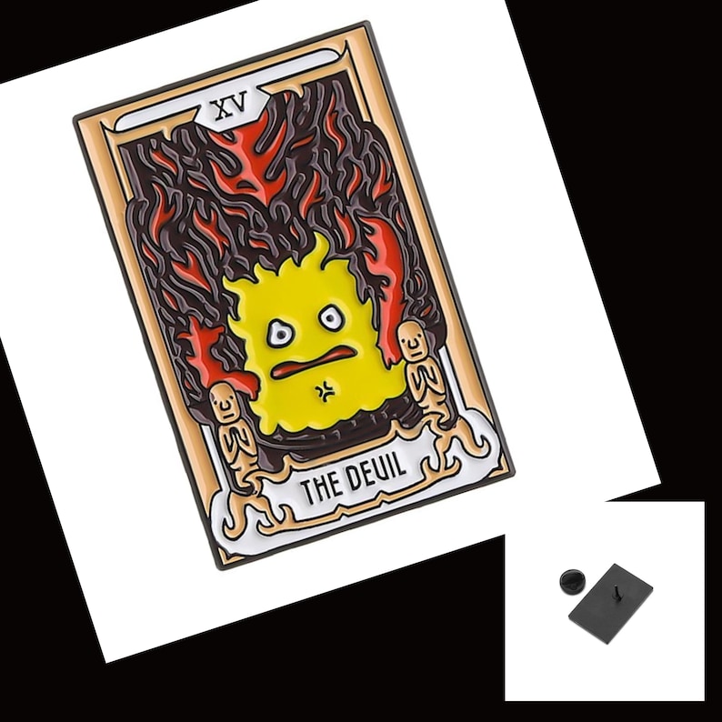 Studio Ghibli Tarot Emaljnålar Set: Totoro, Spirited Away, Prinsessan Mononoke bild 7