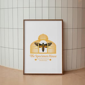 Death&#39;s-Head Hawkmoth Art Print Vintage Illustration – Collector&#39;s Edition | Natural History Lithograph (Unframed) Nature Botanical Wall Art